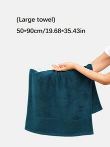 QIBHI 3/1/9条装 100%纯棉纯色毛巾/面巾/浴巾，100%纯棉毛巾布，浴室浴巾/毛巾，客用毛巾，柔软吸水棉巾，适用于浴室、酒店、健身房、旅行、礼品、沙龙、运动、户外、海滩、学校、返校季、旅行配件、家居用品、毛巾、护肤