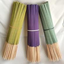 60pcs/120pcs Essence Of Summer: Lavender + Sage + Lemongrass Natural Incense Sticks, Home Decor, Tea Room & Hotel, Suitable For Meditation & Sleep Aid, Elevate Mood & Relaxation, Ideal Holiday Gift