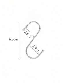 S Hooks For Hanging, Metal S Shaped Hook Heavy Duty Hanging Hooks For Pot Rack, Pans Plant, Towels, Jeans, Closet, Clothes, Hats, Cups In Kitchen, Bathroom, Bedroom And Office