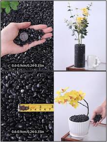 100/300/500/800g Decorative Pebble White -0.3-3cm Various Sizes Of Natural Stone Decorative Stones, Suitable For Outdoor Garden Plant Potted Plants, Flower Pots, Vases, Succulents, Hydroponic Green Plants As Decoration White Stone Rice, Can Also Be Used As Material Decoration Sand For Aquarium Fish Tanks, Micro Landscapes, Sand Tables, Very Suitable For Indoor Plants, Outdoor Balconies, Garden Courtyards, Garden Paths As Paving Stones