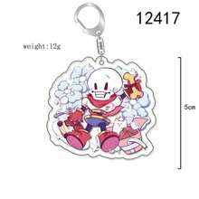 2D Anime Character Model Anime Party Gifts Original Acrylic Key Chain Undertale Frisk Toriel Sans Papyrus Undyne Cute Y2K Cartoon Pendant, Suitable For Shoulder Bags And Backpacks And Keys, The Perfect Gift For Fans, Cosplay Party Decoration Pendants Car Pendants Creative Anime Derivatives, Japanese Comic Pendants, Senior Anime Fans Collections, Otaku Series Gifts , Cheap Holiday Gifts