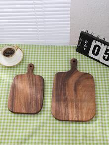 2 件/1 件红木柄切菜板、面包板、水果板