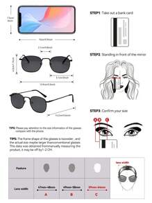 Lunettes de soleil polarisées, monture rétro rectangulaire en métal à la mode, design classique pour les sports de plein air, le cyclisme, les voyages, la plage, la conduite, la pêche, protection UV d'été, unisexe