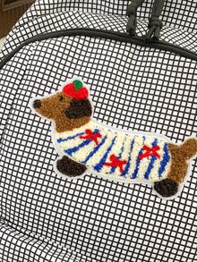 La adorable mochila bordada con perrito de dibujos animados, versión coreana, estilo dulce, adecuada para estudiantes de primaria y secundaria, con gran capacidad y diseño único. - Multicolor - Ver 12