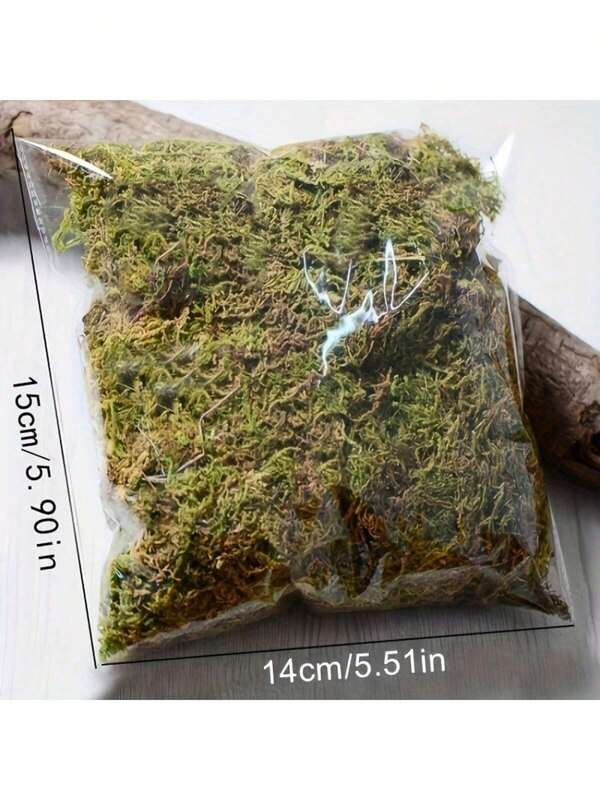 1 Pack Artificial Fake Moss, DIY Simulation Moss Grass Micro Landscape Layout, Green Plant Lawn Potted Plant Window Decoration Landscape Design