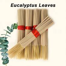 20/60/100pcs Eucalyptus Fragrance Incense Sticks, Fresh & Concentrated Natural Aroma, Home Decor, Hotels, Tea Rooms, Long-Lasting Fragrance, Bring Peace & Relaxation, Portable, Ideal For Holiday Gifts