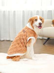 1 pezzo Gilet in pelliccia sintetica per animali domestici - lavabile in lavatrice, spesso e caldo, morbido e confortevole, abbigliamento per cani per autunno/inverno, abbigliamento in pelliccia sintetica, adatto per animali domestici di piccola/media/grande taglia, forniture per cani e gatti, misure da XS a 8XL