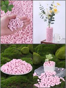 Multicolor Decorative Pebbles - 0.6-0.9 Cm | Artificial Rainbow Stones Suitable For Indoor Plants, Outdoor Landscaping And Holiday Decor (Red, Green, Blue, Yellow, Pink, Mixed Color) - Great For Patio, Potted Plants, Bathroom, Aquarium And Mini Landscape, Holiday Decor | Natural Appearance | Aesthetic, Garden Decoration