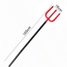 1 件塑料死神镰刀，4 节可拆卸万圣节道具 - 彩色 - 查看 4