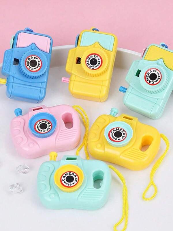 2/3/4/6pcs Random Assorted Creative Simulation Photography Camera Toys For Kids Random Accessory Color