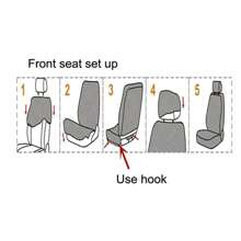 1pc/2pcs Colorful Splice Front Car Seat Cover, Four Seasons Universal Car Seat Cushion Elastic Mesh Whole Piece Covers, Ultra-Thin Breathable Car Seat Pad