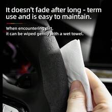 Hocasen 2pcs/3pcs Set Anti-Slip Velvet Segmented Steering Wheel Cover, Suitable For Tesla Models, Compatible With Round And D-Shaped Steering Wheels, Fit For Model 3, Model Y, Model S, Model X, Cybertruck, Semi, Roadster And More - one-size - View 5