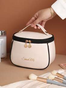 Sac cosmétique portable en PU, sac de rangement cosmétique portable, sac cosmétique de toilette, sac de rangement de voyage multifonction, essentiels de voyage, essentiels de croisière, essentiels de dortoir, cadeaux de la Saint-Valentin, cadeaux pour les demoiselles d'honneur, cadeaux d'anniversaire, cadeaux pour les amis et les enseignants, cadeaux pour maman, cadeaux de Noël, cadeaux d'Halloween