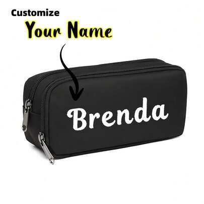 Estojo de papelaria personalizado, estojo de lápis, bolsa para guardar papelaria, caixa para canetas, bolsa para canetas, bolsa para armazenamento multifuncional, presente de formatura/volta às aulas, multifuncional, durável, ornamental, reutilizável, requintado, elegante, de alta qualidade, colorido, moderno, personalizado, único, presentes ideais para ela, namorado, pai, namorada, mãe, família, amigos, sala de chá, casa, jardim, escritório, para aniversários, para o dia dos namorados, para o dia das mães, para aniversários, para o dia dos pais, para formatura, para casamentos, para inauguração de casa