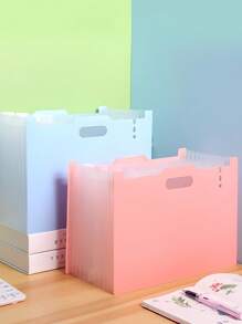 Pasta Sanfona com 13 Bolsos, Organizador de Documentos Vertical, Suporte para Provas de Estudante, Pasta de Arquivo Tamanho A4 de Grande Capacidade, Armazenamento de Escritório de Mesa, De Volta às Aulas, Material Escolar