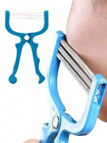 1 件面部脱毛器，弹簧脱毛器，体毛修剪器，适用于面部、手臂、腿部脱毛，不锈钢化妆工具 - 彩色 - 查看 8