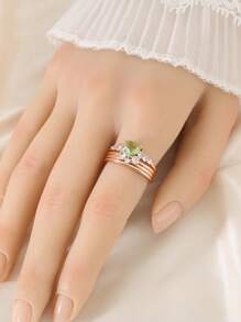 1pc Bohemian Style Ring For Women, Fashionable & Meaningful, Suitable For Delicate