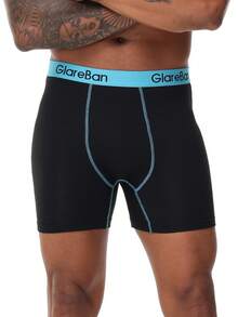 5pieces Set Mid-Long Boxer Shorts Men Hight Quality Underwear Male Underpants For Men Homme Boxershorts Slips Soft Panties Brand Briefs - 黑色 - 查看 8