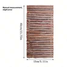 木制爬虫栖息树，变色龙笼，木制弯曲水槽装饰，蜥蜴、乌龟、蛇的秘密藏身处，仓鼠秋千玩具，软质攀爬梯，木制拱桥庇护所，宠物栖息围栏隧道 - 彩色 - 查看 6