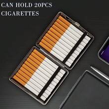 女士奢华钻石装饰金属烟草袋，高端创意闪亮双面结晶香烟收纳盒，20件装烟草配件礼盒，女士适用