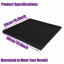 水族箱海绵过滤垫，生物过滤介质泡沫海绵，鱼缸专用切割泡沫