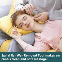 Local Delivery--Spiral Ear Wax Removal Kit Ear Cleaning Kit Clinear Ear Cleaner Earwax Removal Tools Metal Ear Cleaner Earwax Removal Ear Wax Cleaner Ear Cleaning Tool Spiral Ear Cleaner Earwax Removal Kit Silverfor Gift - 銀色 - 查看 6