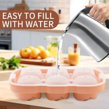 Ice Cube Tray - Rose Ice Cube Tray With Lid, 3-Cavity Silicone Rose Ice Cube Tray And 3 Diamond Ice Ball Maker, Easy Release Large Ice Cube Molds, Suitable For Chilling Cocktails, Whiskey, Tea - Multicolor - View 2