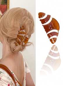 Women's Hair Clips, Sweet Rhinestone French Croissant Hair Claws, Unique Cute Accessories Suitable For Daily Wear, Party, Travel, Versatile Hair Accessories Women Claw Clips Fall Winter For Vacation Outfits Woman