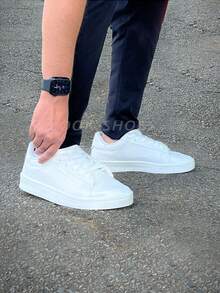 Men's Casual Sneakers Comfortable Casual Sporty Outdoor Casual Gym & Fitness Outdoor Office Holiday School Wedding All - 白色 - 查看 3