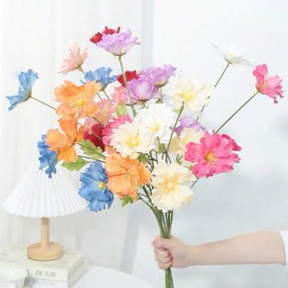 3 piezas de flores artificiales, 4 cabezas de lirio cala, flores falsas para decoración, arco de boda floral, apto para decoración de hotel, sala de estar, dormitorio, decoración personalizada, boda, decoración de pared, jardín al aire libre, flores DIY, plantas artificiales