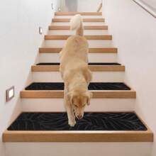 15 PCS Non-Slip Stair Mats - Carpet Step Protectors For Home Indoor Pets  Elders