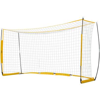 Portable Soccer Goal, 12x6 Ft Adults Backyard Soccer Net, Large Practice Soccer Net, Steel Fiberglass Structure Training Goal Set, All-Weather Outdoor Soccer Goals With Carry Bag, Yellow