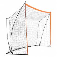 Portable Soccer Goal, 12x6 Ft Adults Backyard Soccer Net, Large Practice Soccer Net, Steel Fiberglass Structure Training Goal Set, All-Weather Outdoor Soccer Goals With Carry Bag, Orange - 橘色 - 查看 2