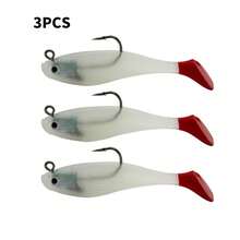 Soft Lures, Including Herring-Shaped Minnow Swimbaits, Pre-Loaded Jighead Swimbaits, Suitable For Bass, Trout, Striped Bass, Weakfish, Sinking Jigheads, Freshwater/Saltwater Applicable, Fishing Gift For Men - Multicolor - View 13