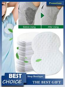 100 قطعة من وسادات الإبطين للامتصاص ، وسادات قماش غير منسوجة قابلة للتخلص منها ، غير مرئية ، خفيفة الوزن ومنفذة للهواء ، مريحة وبلا رائحة ، للنساء في الصيف ، أحرازة إبطين رفيعة ومحمولة لمنع العرق ، مناسبة للرجال والنساء ، في أنشطة الصيف والأسفار والرياضة وكهدية عطلة