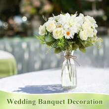 1/5/8/10pcs Plastic Striped Vase Set, Transparent Floral DIY Suitable For Various Bouquets And Decorations, Fit For Tabletop, Wedding, Home, Party, Christmas Floral Decor Home Decor Room Decor Flower Vase Glass Vase - Multicolor - View 7