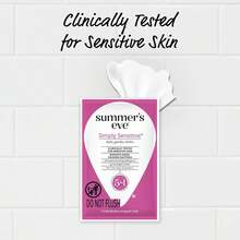 Summer'S Eve, Ultimate Odor Control, Daily Feminine Wipes With Boric Acid, Removes Odor, On-The-Go Body Wipes With PH Balance, 12 Ct - Simply Sensitive - 查看 4