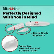 Bliss Kiss Refillable Cuticle Oil Pen For Nails - Empty 8 Ml Squeeze Nail Oil Pen With Brush Applicator From 1-Pack