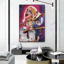 WB 1/15PCS HarleyS Cool Quinn Poster Waterproof Paper Sticker Coffee House Bar Aesthetic Art Wall Painting HD Quality Poster Wall Art Painting Study Nordic Home Decor House Bar Room Wall Decor Movie Figures Home Decoration Painting Wall Art Bedroom Cartoons Decor Wallpaper Wall Bedroom Decoration - Frameless