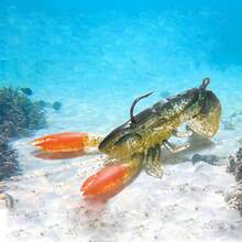 3pcs Soft Fishing Lure Crawfish Artificial Bait Shrimp Lobster Claw Fake Lure For Bass Trout Catfish Salmon Swimbait 7cm/12g - Multicolor - View 8