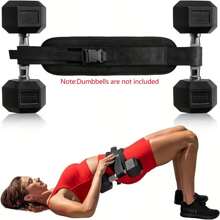 1 pièce Ceinture d'entraînement pour élévations de hanches noire avec bande de résistance des hanches, coussin de hanche pour pont fessier et exercices des fesses, pour haltères et kettlebell, exercices avec step et squat arrière - accessoires de gym noirs