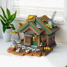 森林树屋积木套装,风车树屋积木套装,花园树屋积木套装,复古树屋积木,成人积木套装,创意拼装积木玩具模型,客厅摆件,橱窗摆件,书桌摆件,居家办公室桌面摆件,圣诞节,万圣节,情人节,母亲节,生日礼物,成人积木,成人拼图,积木 - 復古樹屋積木套裝6 - 查看 6