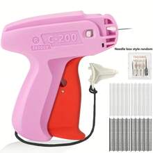 1pc Precision Sewing Gun Kit, Jam-Free Mini Clothing Tag Gun For Garment Micro-Marking, Quick Clothing Repair Sewing Tool Set Includes 6 Needles, 1000 Black And 1000 White 5mm Mini Nails, C200 Label Gun - Multicolor - View 13