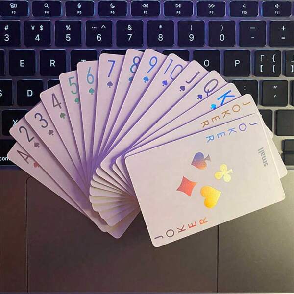 Glow-In-The-Dark Holographic Playing Cards Set - Party, Dorm And Gifts | Halloween, Thanksgiving