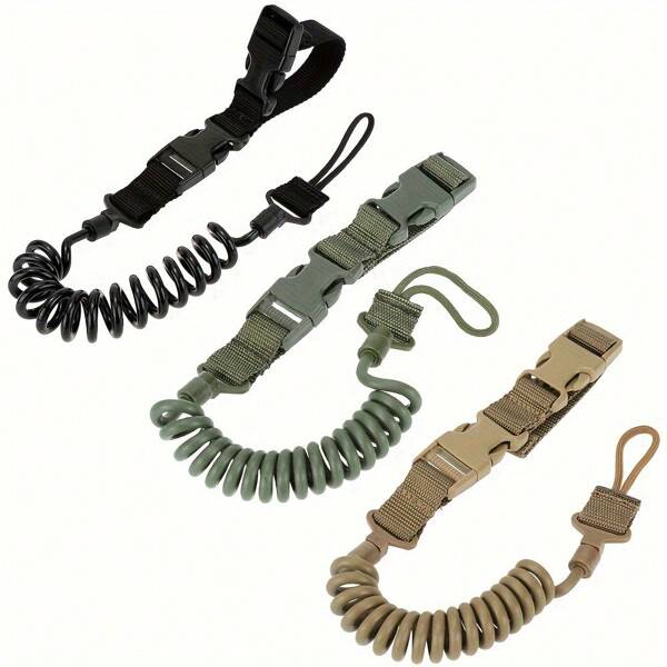 1 Stück Taktisches Zweipunkt-Gewehrgurt-Einstellbares Bungee-Taktisches Gewehrgurt-System, Paintball-Gurt für die Jagd