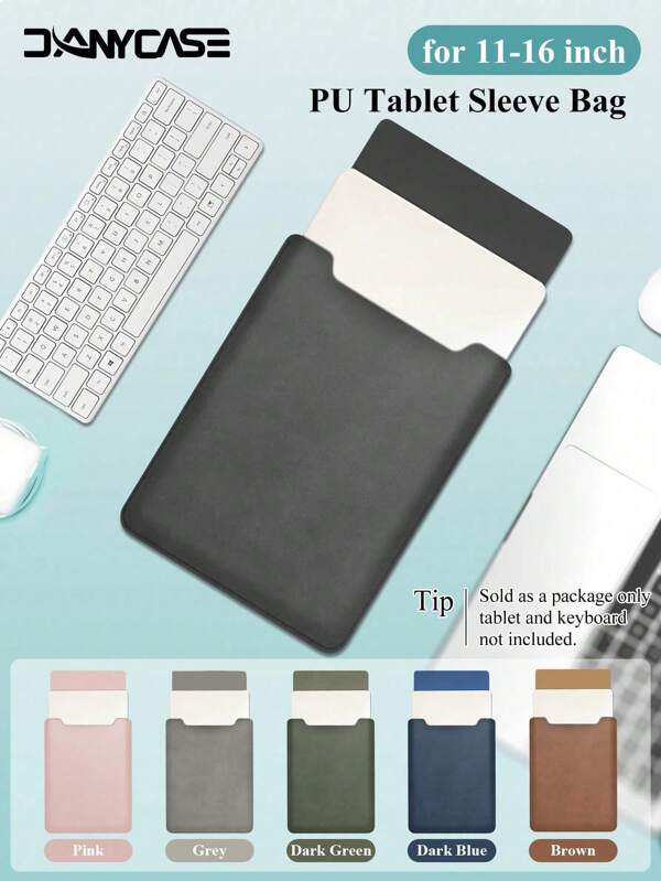 Tablet Laptop Sleeve Case For 11-16inch Ultra Thin Ultrabook Cover Notebook Bag Protective Pouch Compatible With MacBook Air 13.3 Pro 13 IPad 10th Air 6 Pro 13