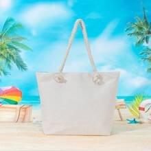 Bolso de compra casual y de vacaciones con estampado de moda