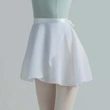 1pc Women's Elegant White Ballet Tutu Skirt With Waistband - Sheer Chiffon, Suitable For Dance Practice And Performance, Versatile Wrap-Around Design Covering Hips, Great For Gymnastics And Beach Activities, Performance Costume | Wrap Skirt | Polyester Skirt - Multicolor - View 10