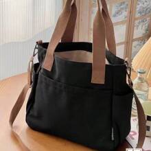 1 Piece - Personalized Tote Bag, Shoulder Bag, Casual Shopping Bag, Large Capacity Shoulder Bag, Suitable For Work, Travel, Multi-Function, Multi-Function, Large Capacity, Lightweight, Practical, Anniversary, Christmas, Vacation, Suitable For Outdoor/Commuting/Travel/School/Outing/Sports/Shopping/Daily Use
