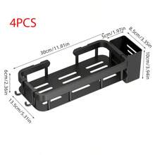 Estante De Baño Sin Taladro, Estante De Almacenamiento Montado En La Pared, Organizador De Gel De Ducha Y Cosméticos